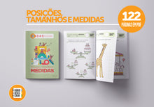 Carregar imagem no visualizador da galeria, Posições, tamanhos e medidas